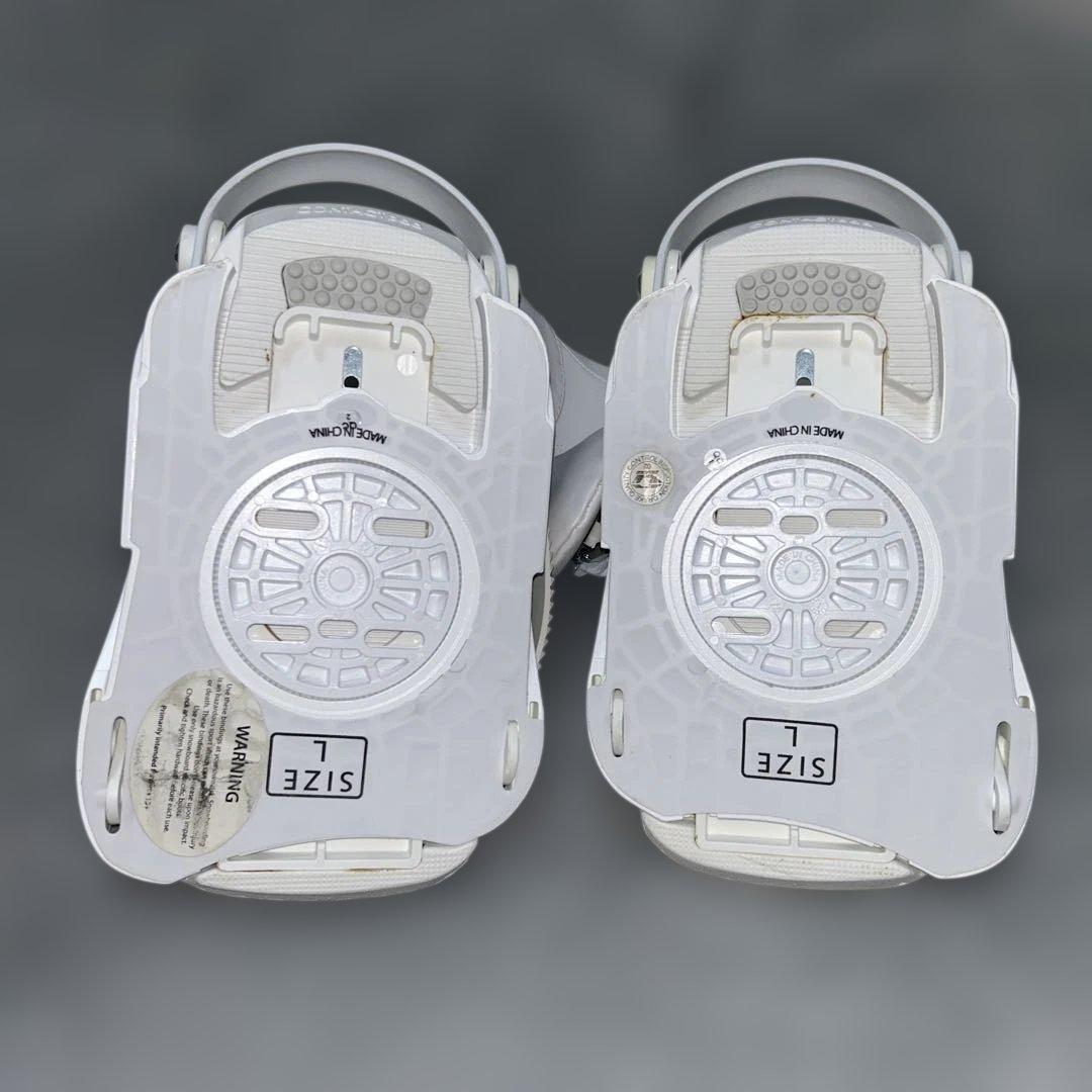 Drake Fifty ビンディング　Lサイズ　ホワイト　ドレイク　50