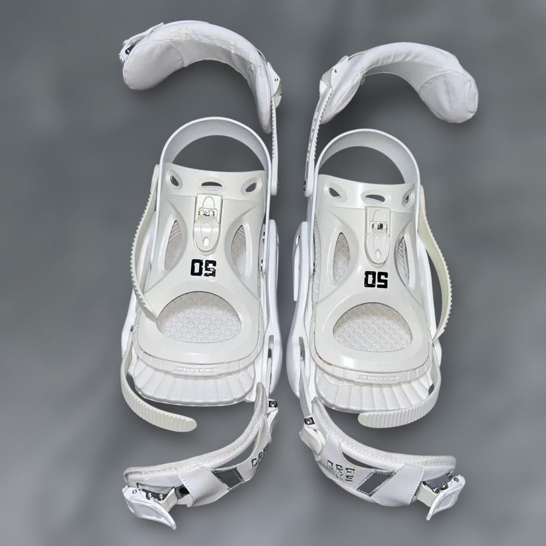 Drake Fifty ビンディング　Lサイズ　ホワイト　ドレイク　50