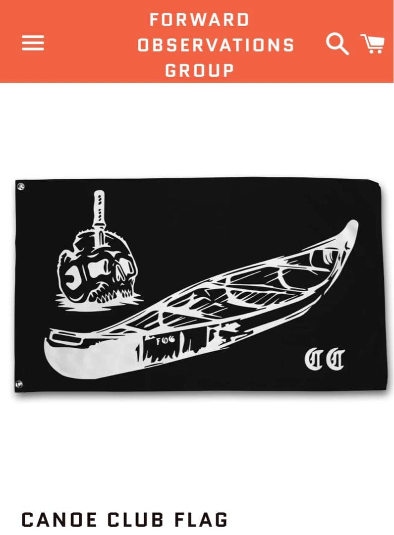 【実物】FOG Canoe Club Flag