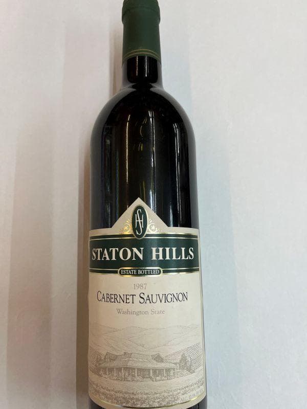 希少古酒　ステイトンヒルズ　カベルネソーヴィニヨン　１９８７　７５０ｍｌ