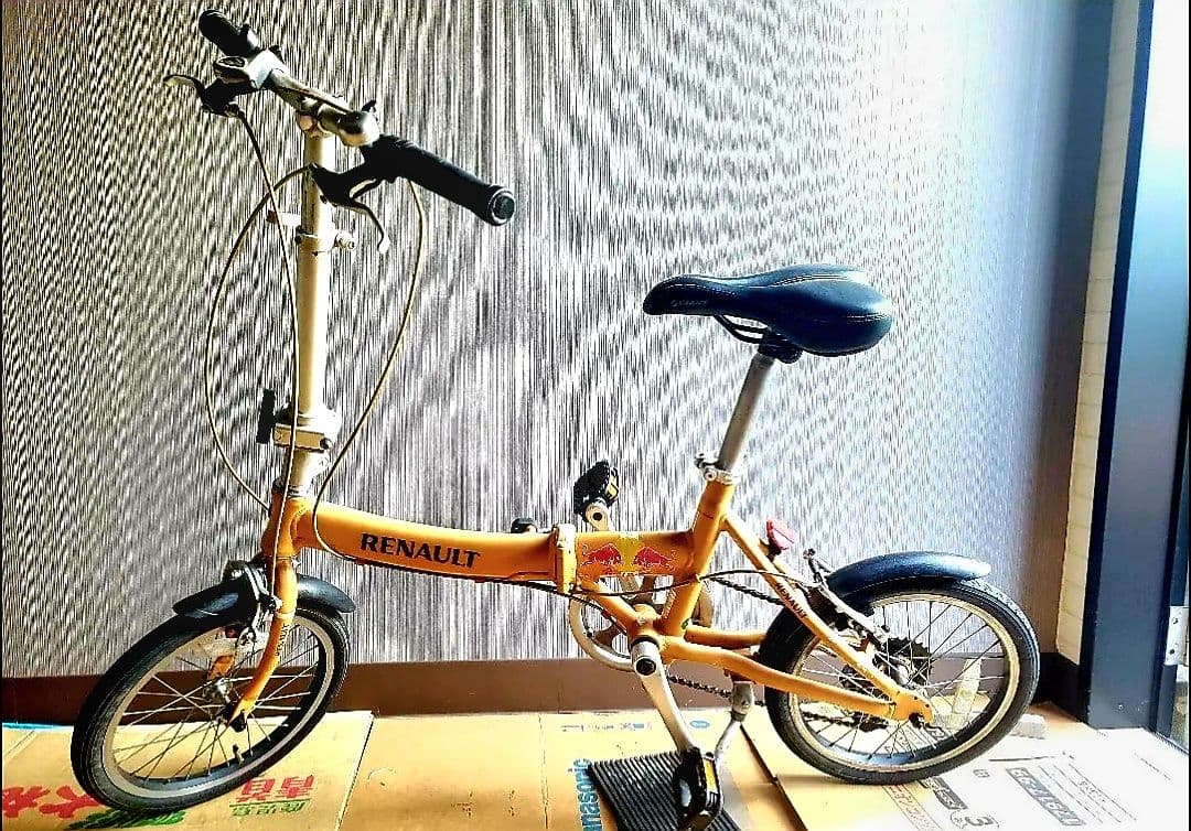 ●値下げしました●RENAULT、ルノー、アルミフレーム折畳み自転車、引取り限定