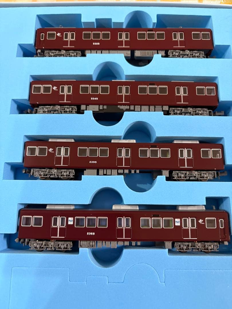新品未使用品。阪急2300系 Nゲージ 4両セット
