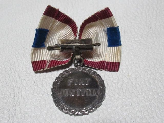 ◆極希少 大正時代！サムライ商会横浜 第1次世界大戦終結記念 銀製勲章