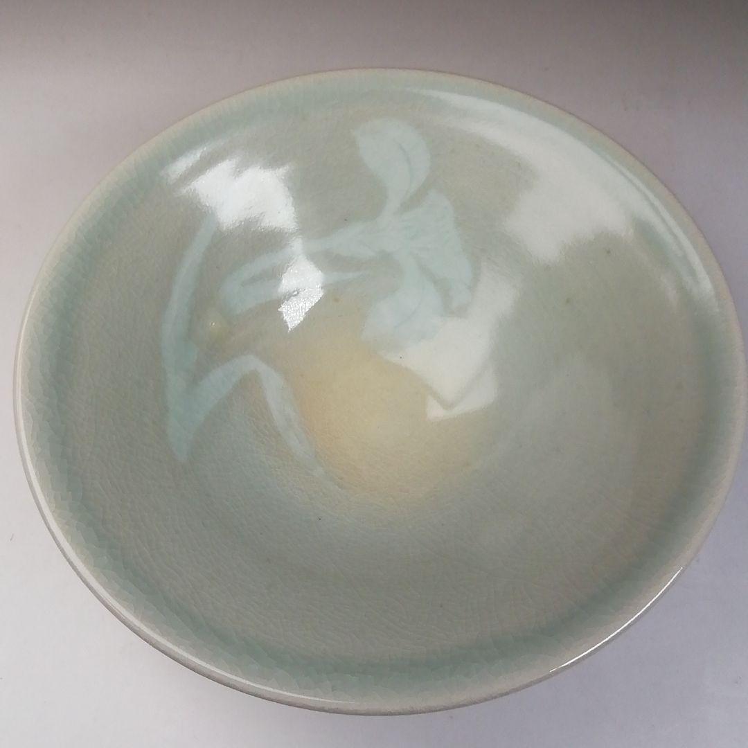 Ｔ７１４　茶碗　『高田焼』『雅女　酒井正枝』　共箱　抹茶碗　茶道具