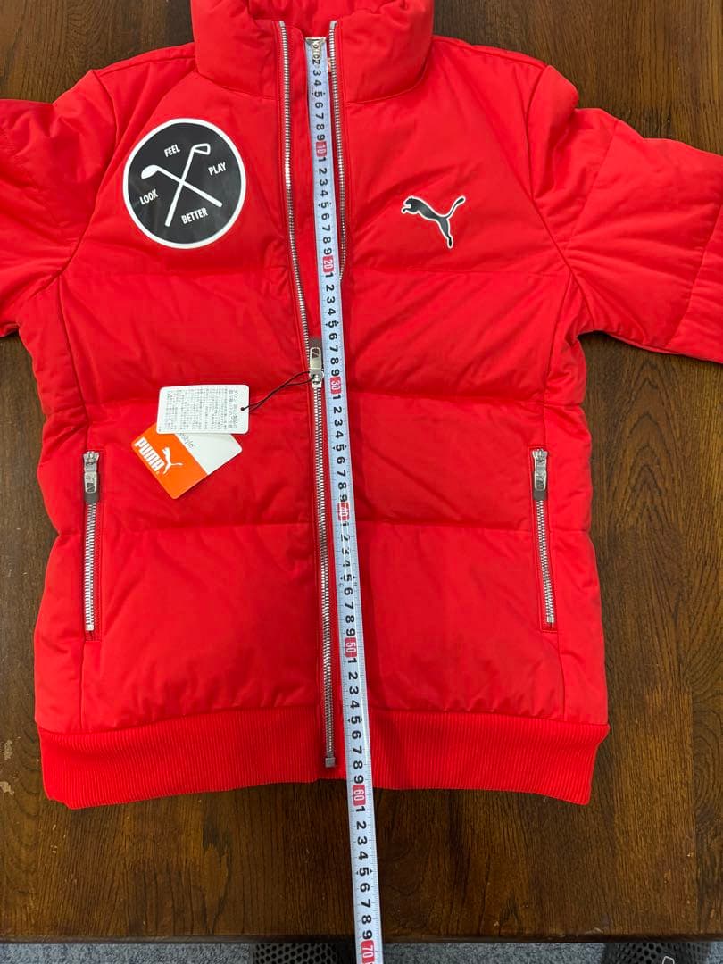 PUMA レッド ダウンジャケット Lサイズ