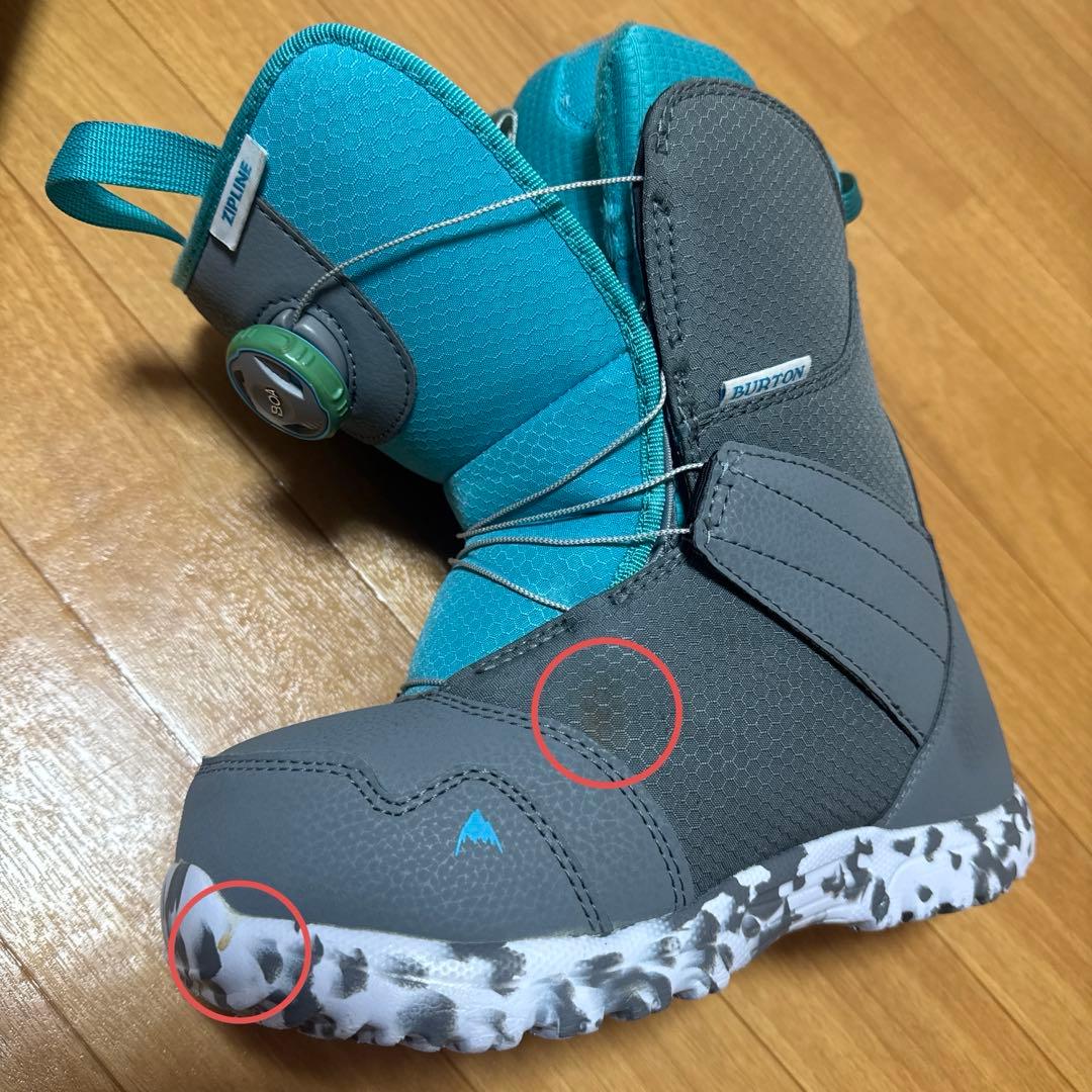 キッズ ZIPLINE BOA Burton 22cm バートン ブーツ スノボ