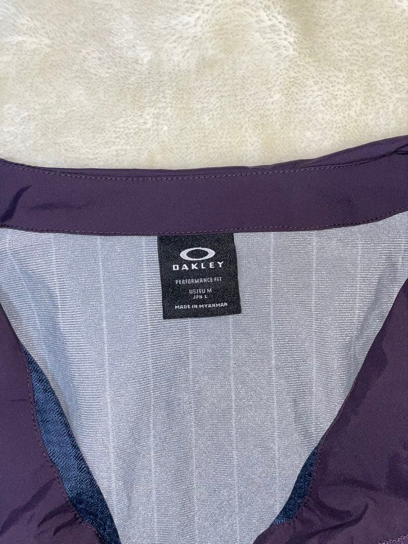 【Ｌサイズ】オークリーゴルフ 撥水 保温 ウインドウブレーカー上下セット