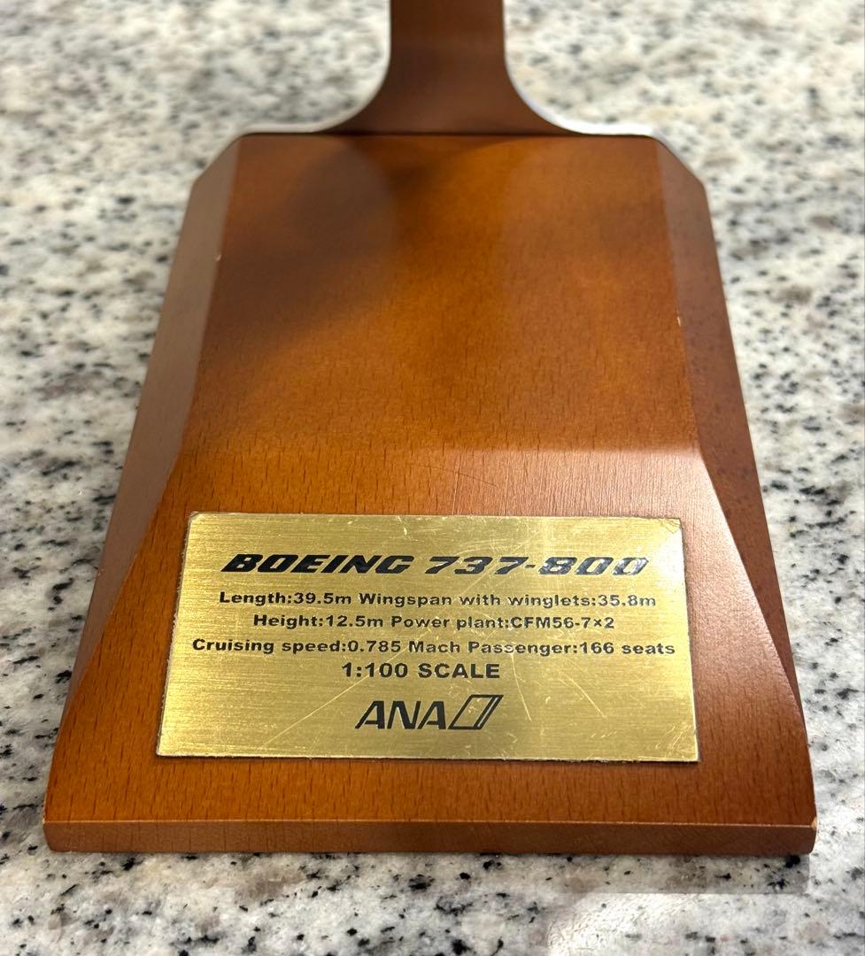希少 全日空商事 ANA ボーイング737-800 1/100 B737 航空