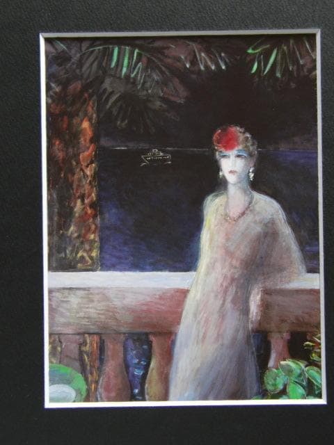 カシニョール（Cassigneul）、夜、希少な画集より、新品高級額