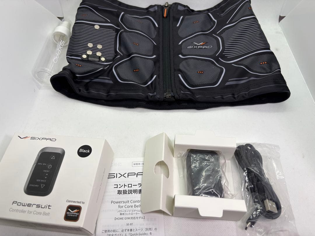 【超メル最終日限定割】【超美品】SIXPAD パワースーツ コアベルト Mサイズ