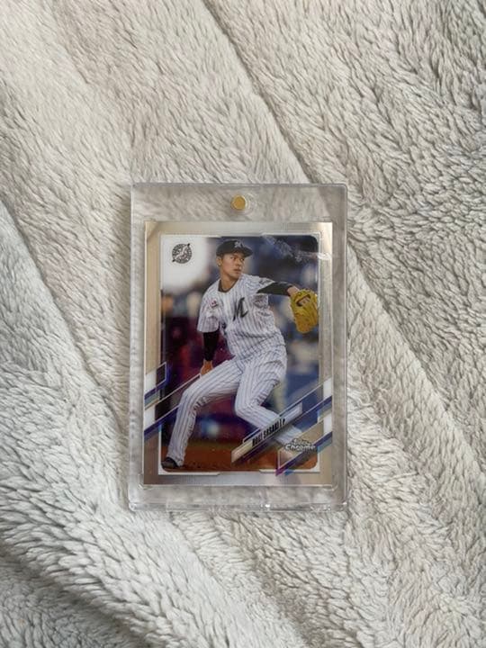 佐々木朗希　topps chrome ベースカード