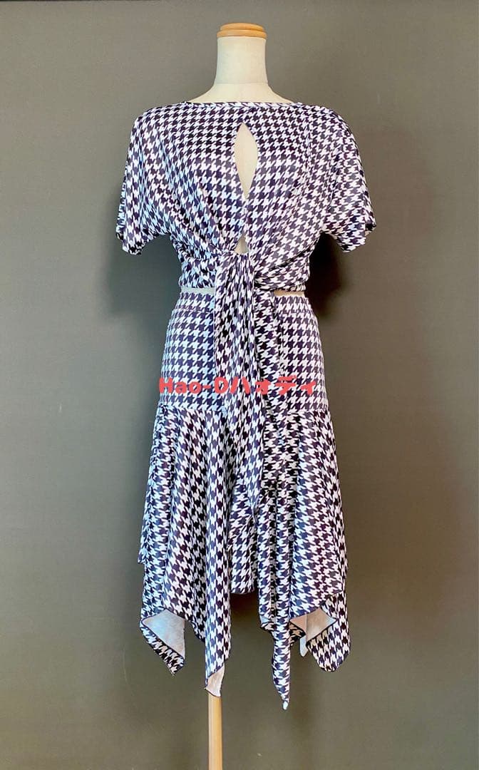 社交ダンス★新作★レッスンウェア★オリジナル★千鳥セット