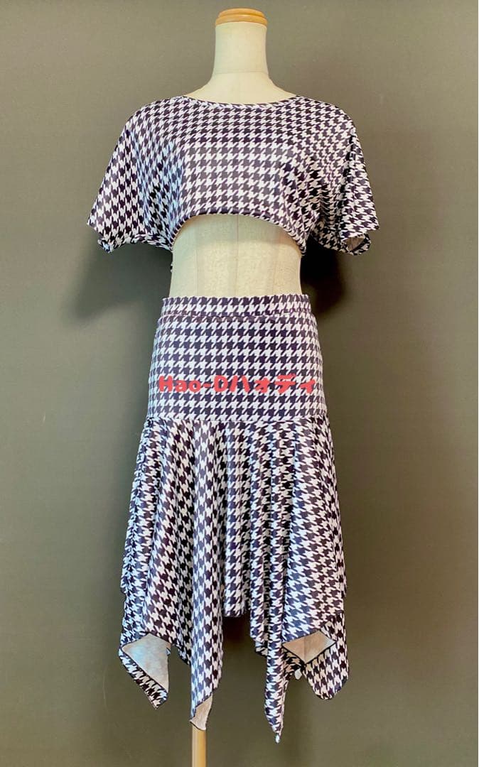 社交ダンス★新作★レッスンウェア★オリジナル★千鳥セット