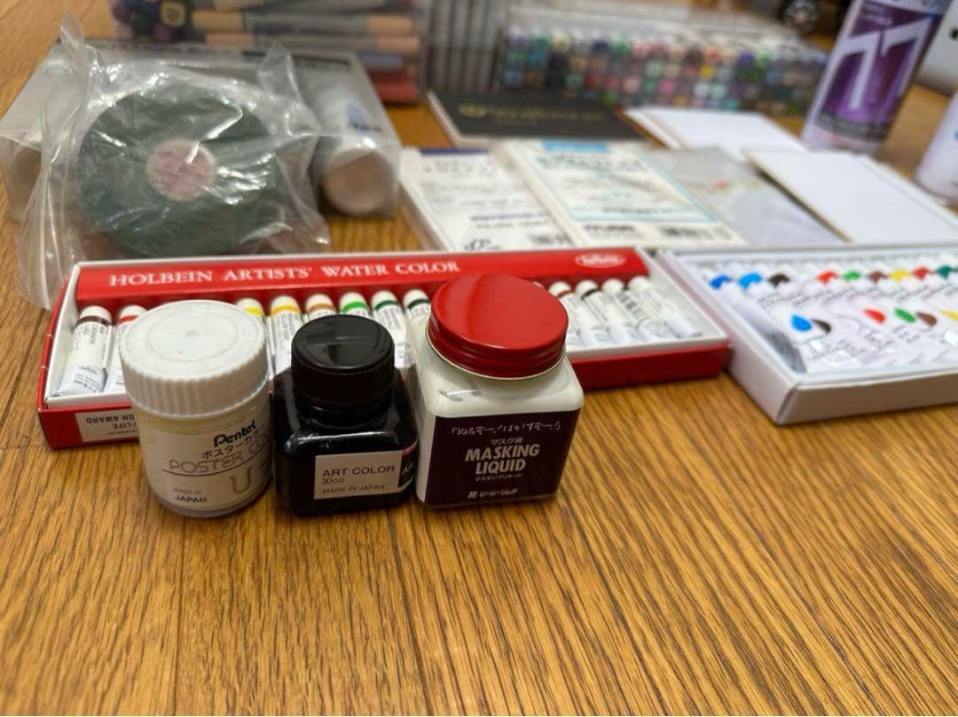 ★お得なプレゼント付き★コピック　絵の具　フィキサチーフ　画材一式！