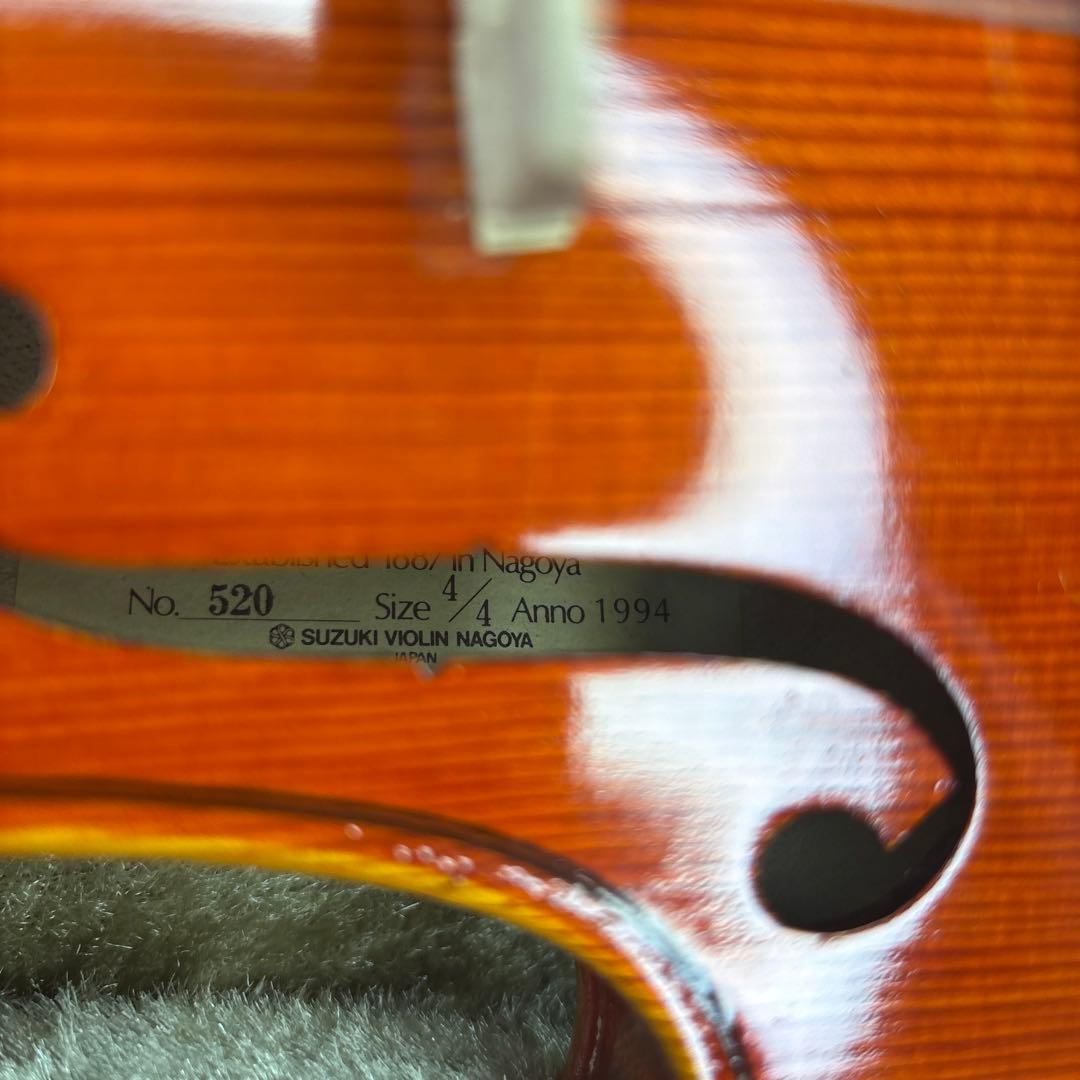 【美品】 No.520 4/4 1994 鈴木バイオリン スズキ