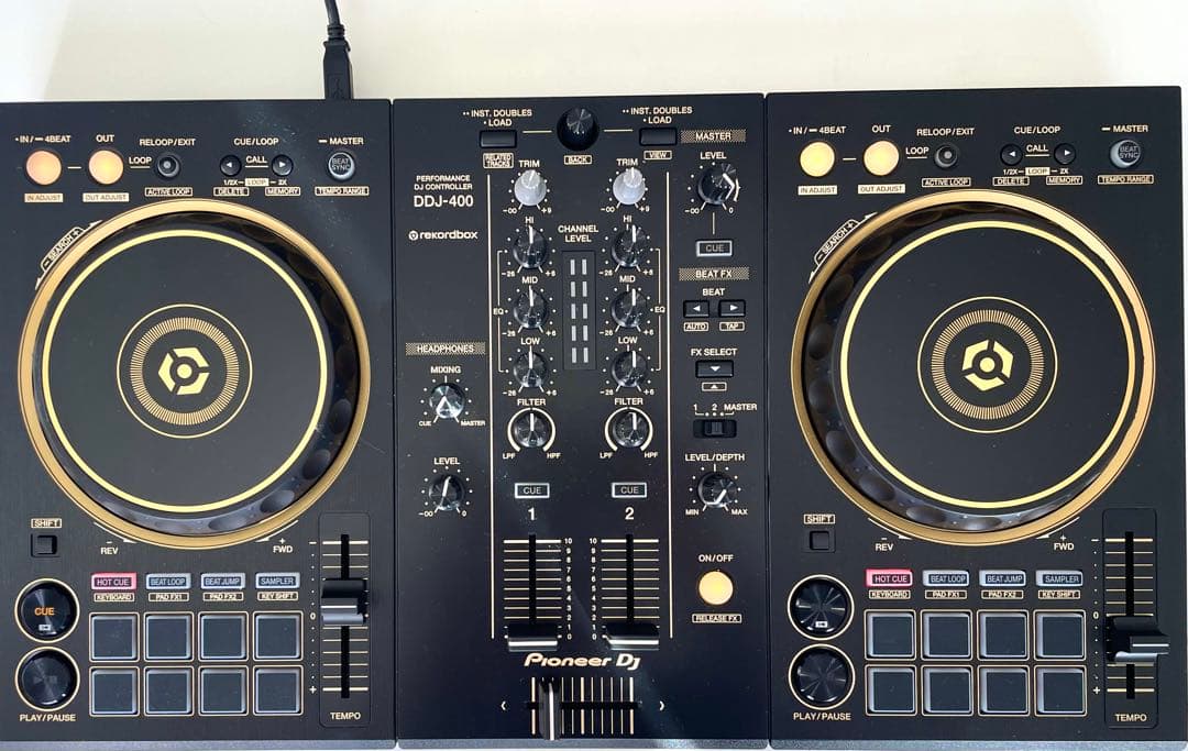 Pioneer DDJ-400 限定カラー(ゴールド) 動作確認済み