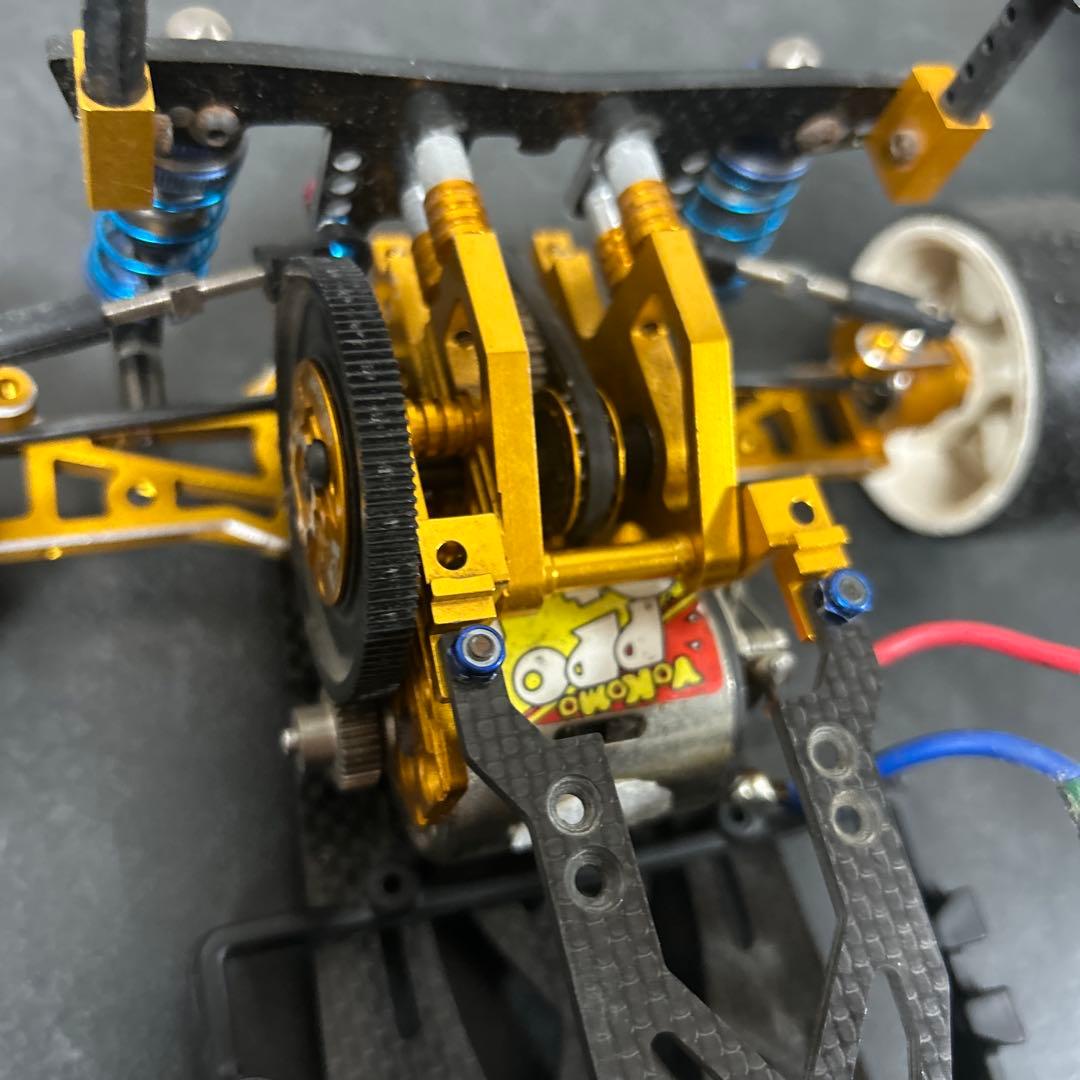 ラジドリ　TA-05 VDF　ゴールド　魔改造シャーシ　2駆　ＲＷＤ化