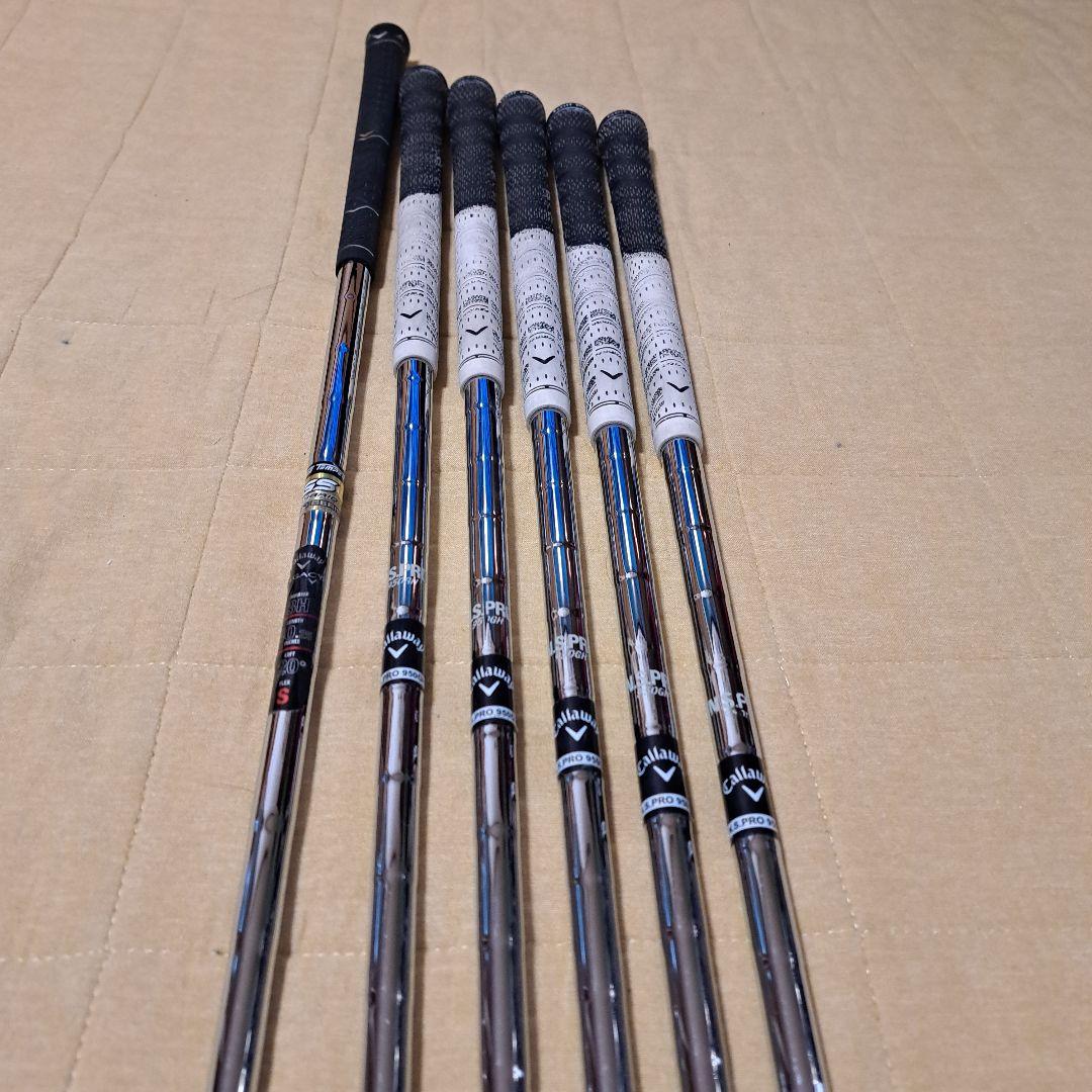 キャロウェイ.レガシーX-HOT. アイアン6番～PWとレガシー20度UT6本。