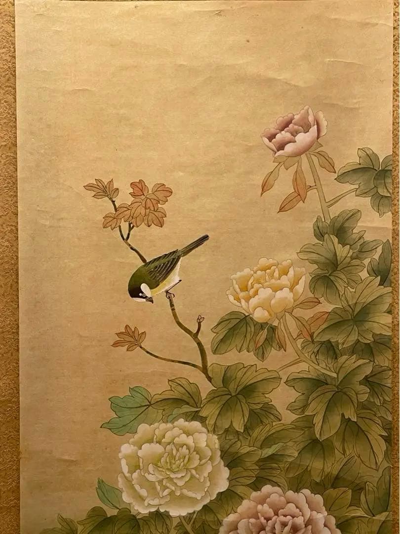 中国美術　張剑萍 在銘 掛け軸 アンティーク 書画 肉筆紙本。