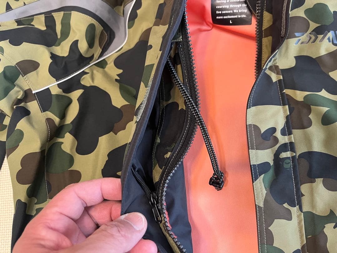 DAIWA × A BATHING APE ウェーディングジャケット　ダイワ