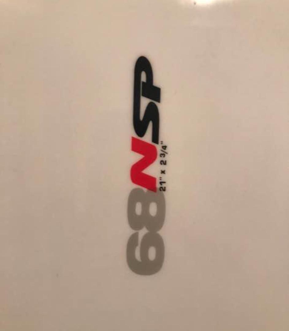 価格交渉可【3月末まで出品】NSP 6'8'' フィン付　ファンボード イエロー