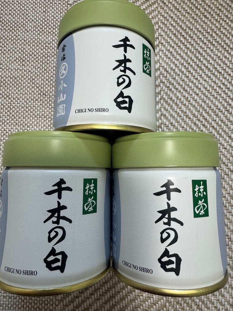 千木の白 抹茶 40g3缶セット