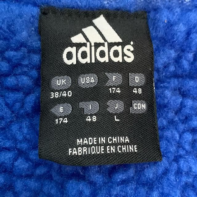 極美品✨️ビッグロゴ✨️adidas ベンチコート L トリコロール ロング丈