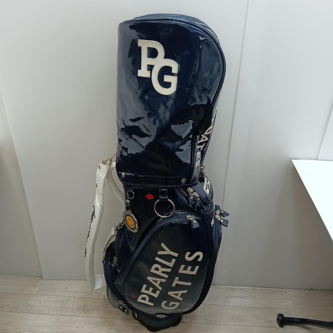 8ｍ3333h1z パーリーゲイツ キャディーバック ネイビー golfbag