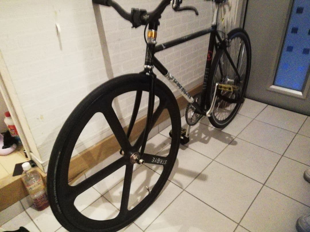 シングルスピード自転車 ブラック⚠️ フレーム、クランクくの販売です。