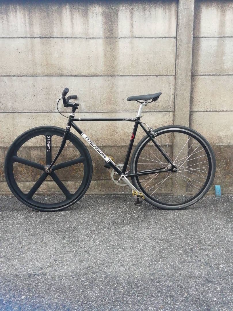 シングルスピード自転車 ブラック⚠️ フレーム、クランクくの販売です。