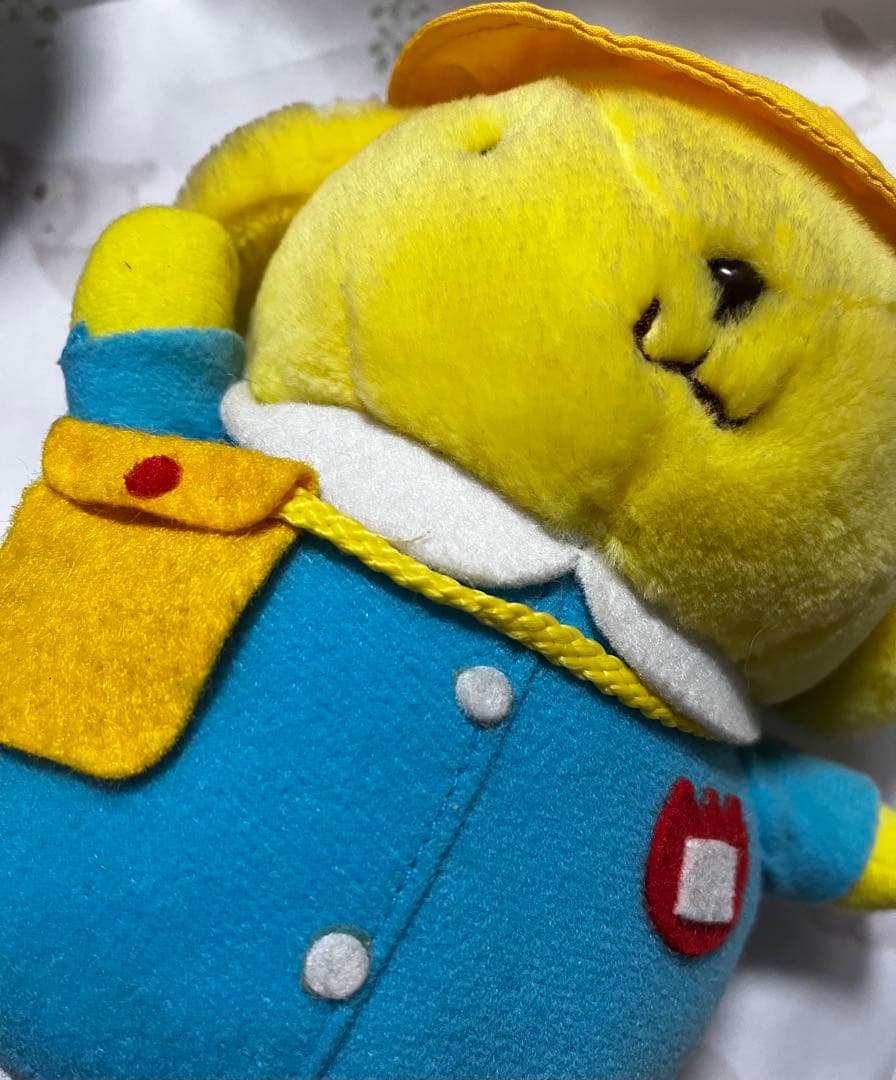 ポムポムプリン　レトロ　ぬいぐるみ　幼稚園　プライズ当時物