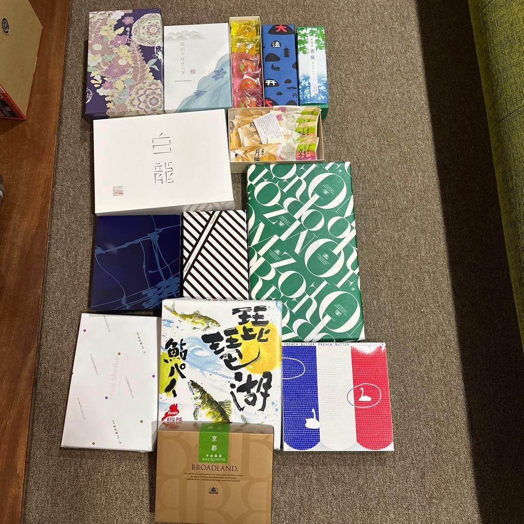 和菓子　洋菓子　素麺など