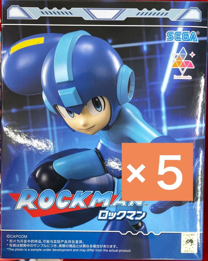 ロックマン　Luminasta フィギュア　5点セット