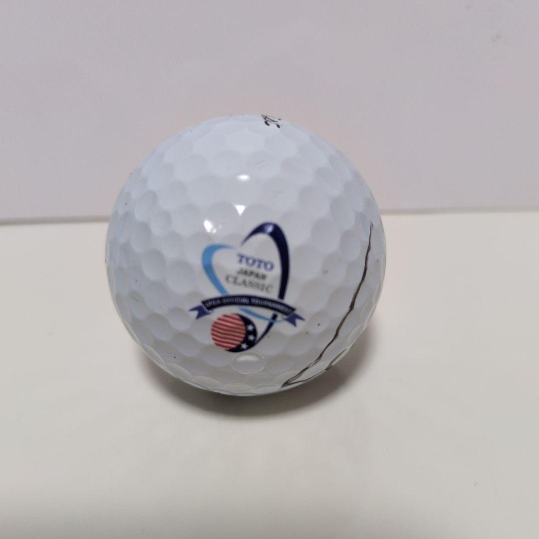 渋野日向子直筆サインゴルフボール【TOTOクラッツクボール】