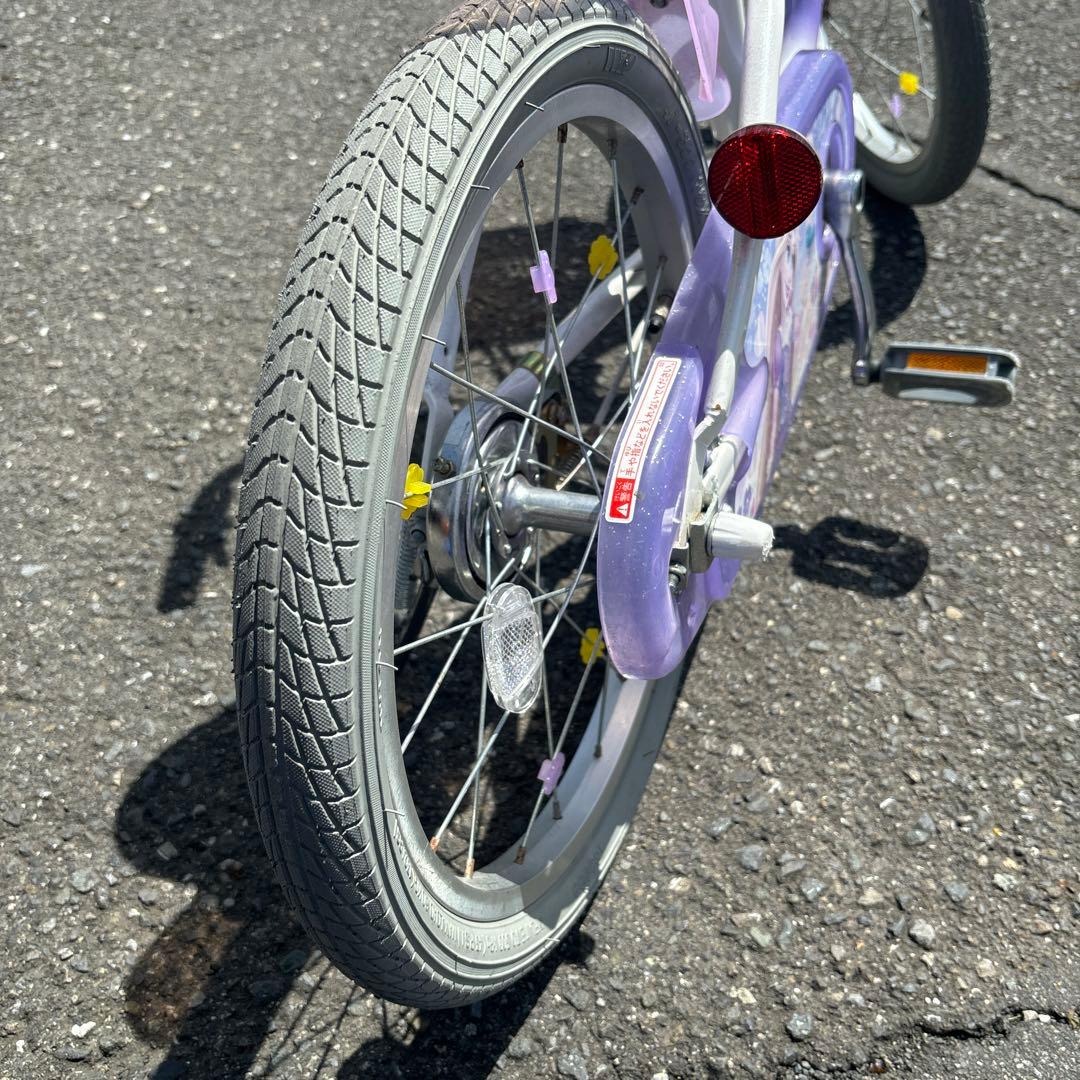 18インチ　ラプンツェル　自転車