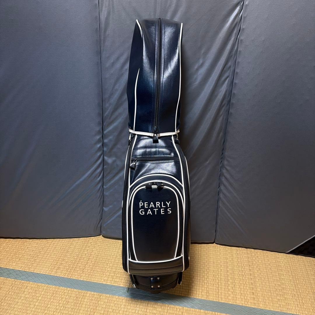 最終値下げ。PEARLY GATES ゴルフバッグ ネイビー