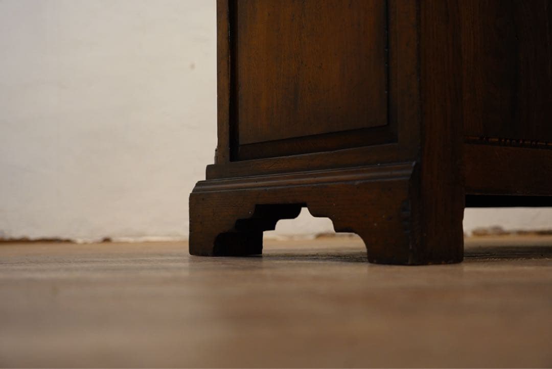 フランスアンティーク　1800年代　古木　キャビネット　カウンター