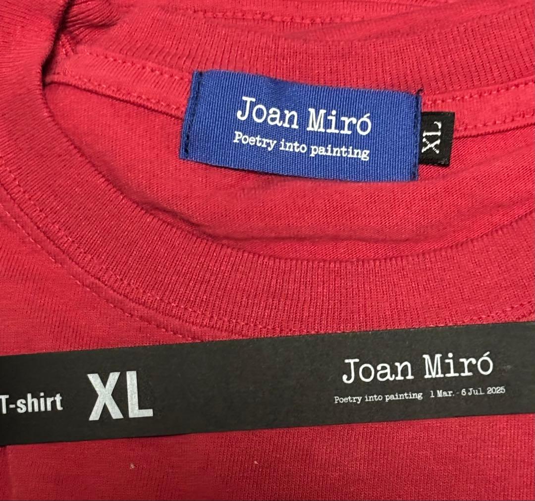 【新品未使用未開封】FCバルセロナ75周年記念Tシャツ(ミロ展)赤青2枚セット