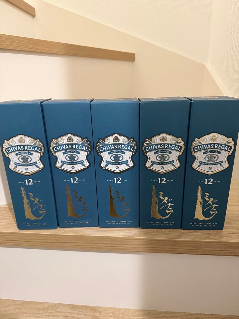 CHIVAS REGAL 12年 ミズナラ 700ml 5本セット