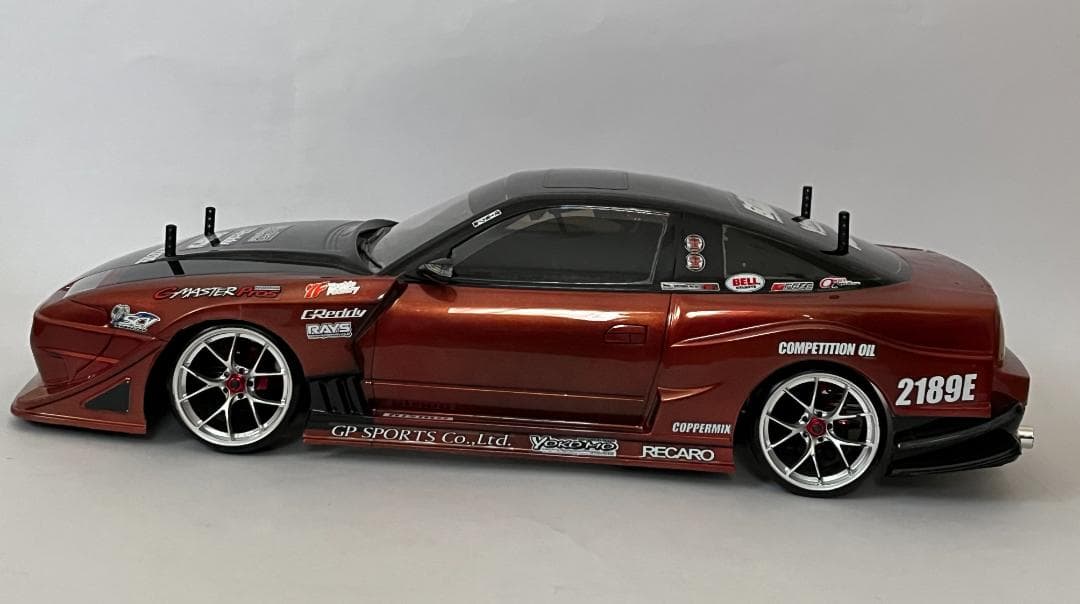 ヨコモ 1/10 RC用 180SX 電飾・プラパーツ付塗装済完成品 ボディのみ