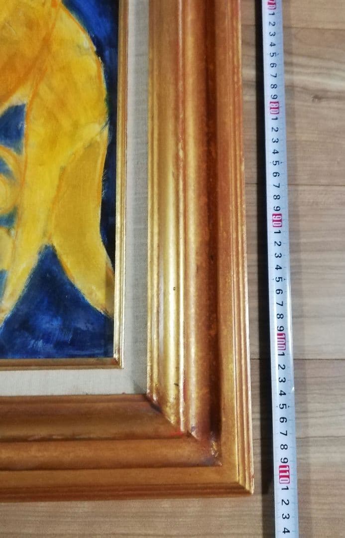 アラン・ボンヌフォア　Alain Bonnefoit　肉筆油絵　一点もの　真筆