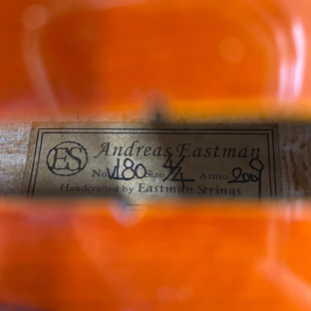 yr60 Andreas Eastman VL80 4/4 2009 バイオリン