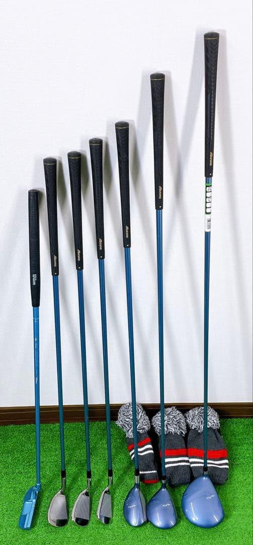 良品〜美品　ミズノ　レディース　ゴルフセット　キャロウェイ　ソレイユ　バック付き