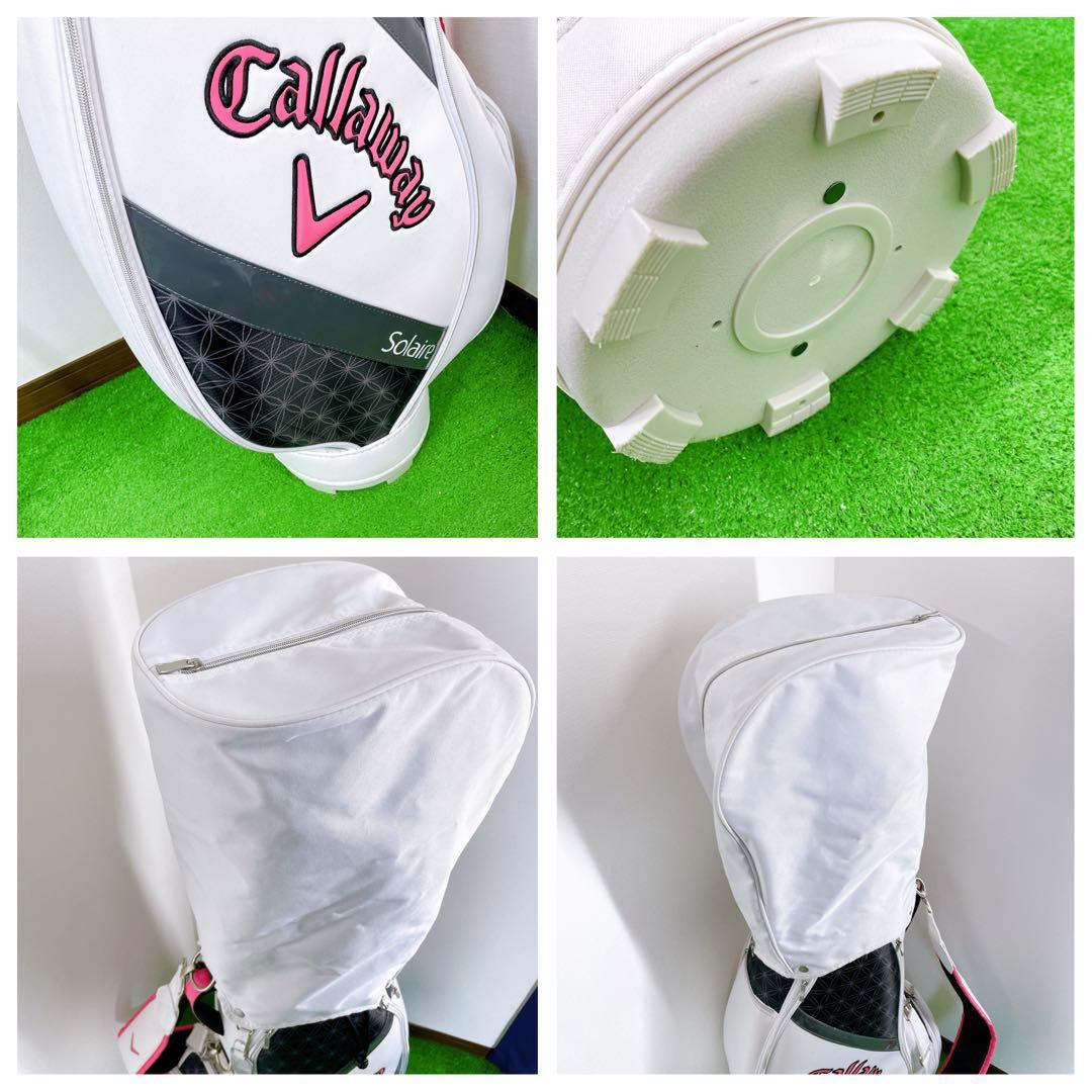 良品〜美品　ミズノ　レディース　ゴルフセット　キャロウェイ　ソレイユ　バック付き