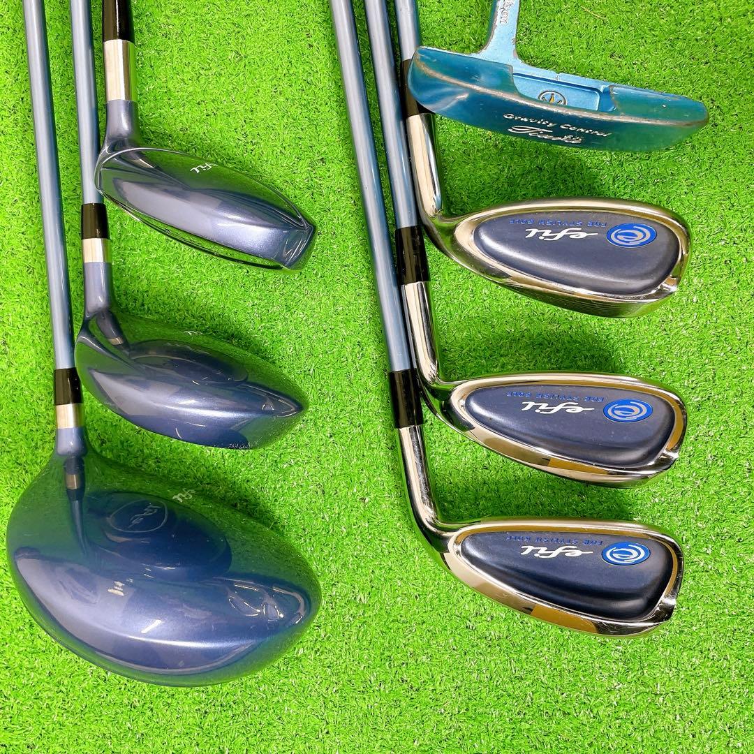 良品〜美品　ミズノ　レディース　ゴルフセット　キャロウェイ　ソレイユ　バック付き