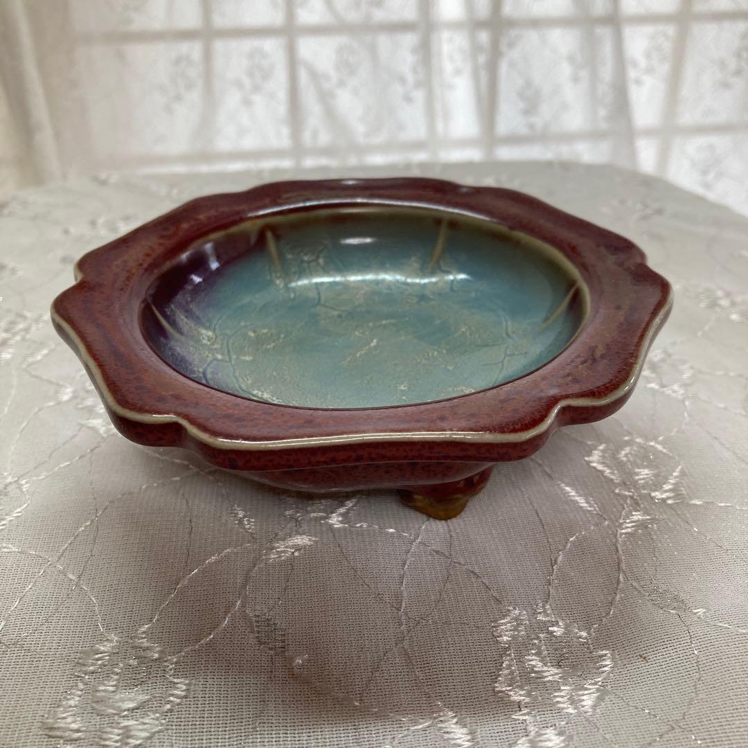 小渡鉢受け皿付き