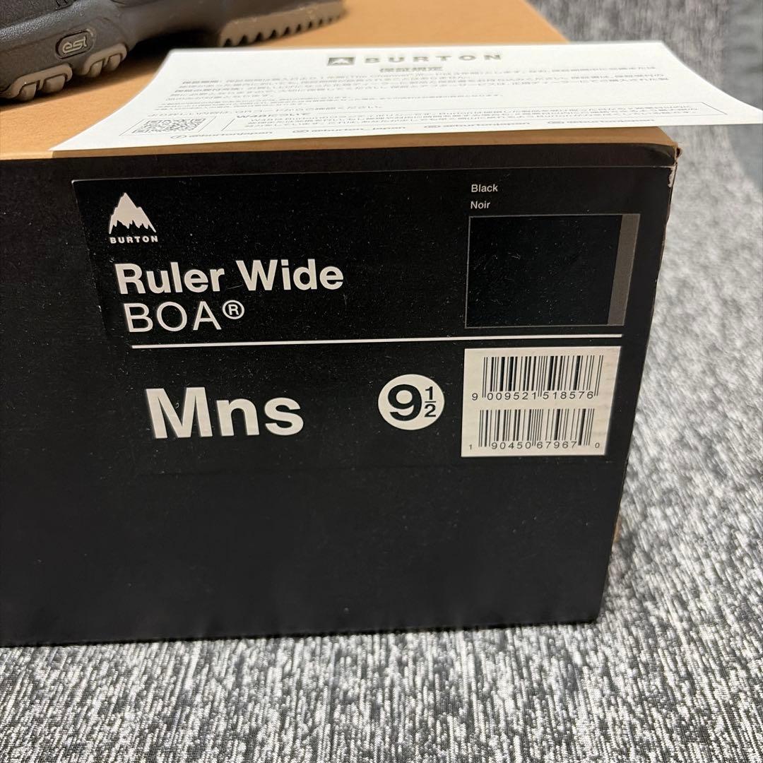 Burton Ruler Wide BOA スノーボードブーツ バートンルーラー