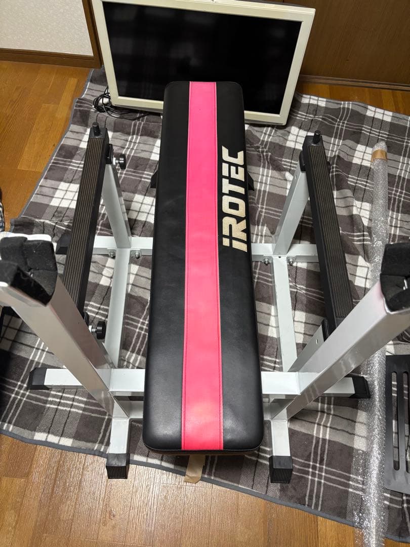 直接引き取りのみ　IROTEC バー　重り100KG セット