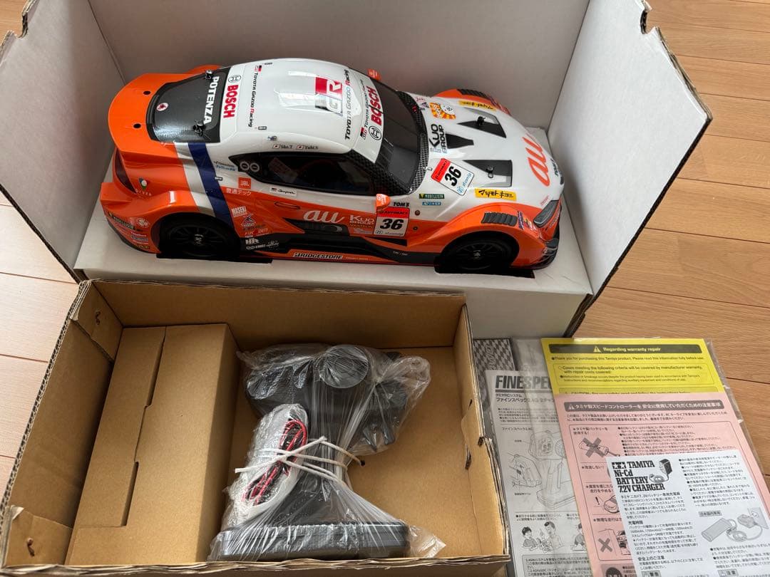 XB au TOM’S GR Supra プロポ付き完成モデル