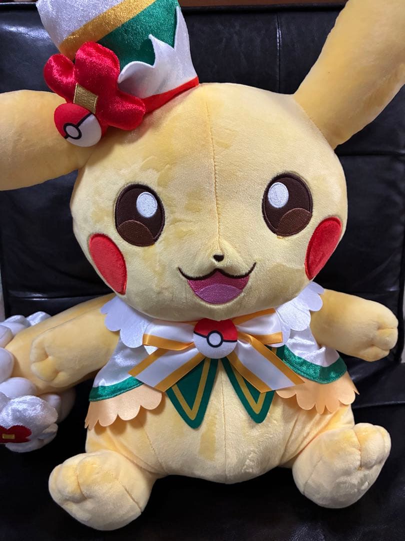 【新品タグ付き】ポケパークカントー限定品　ピカチュウ イーブイ ぬいぐるみセット